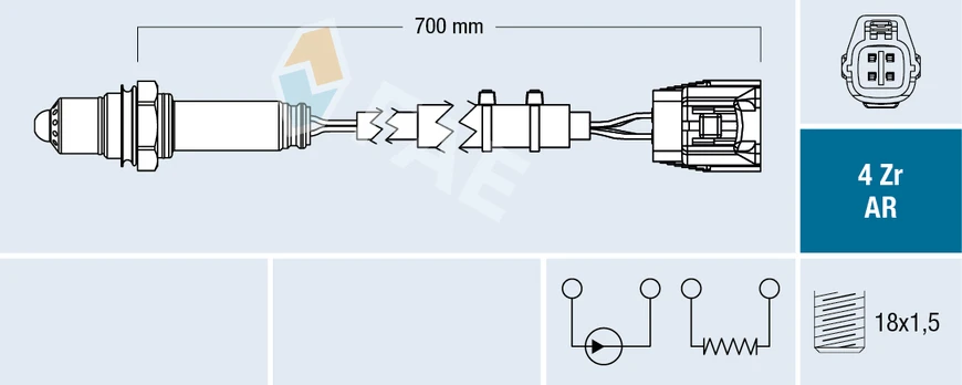 Lambda jutiklis FAE 75652