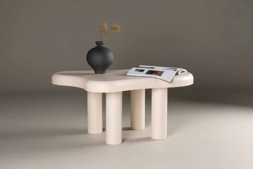 Venture Design Sofos staliukas, Strömstad, 100x71 cm, Balta