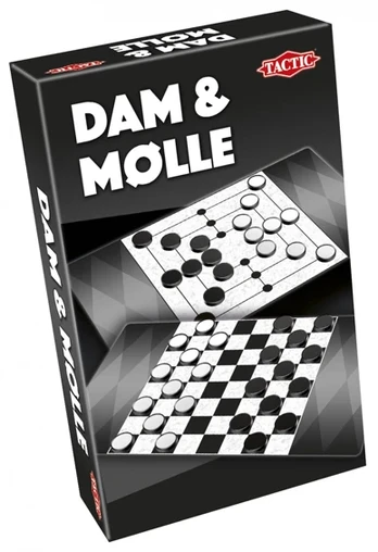 Tactical Travel game: Nine men's morris / Checkers (DK)