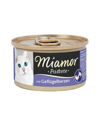 MIAMOR Pastete Paukštienos širdys paštetas 85g
