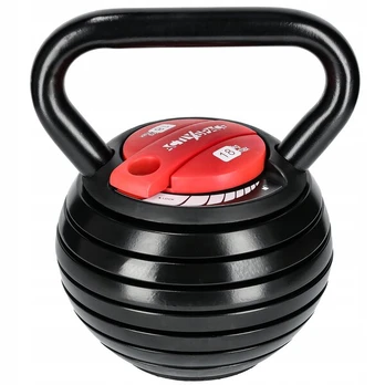Reguliuojamas svarstis Activ/Space, 4,5-18 kg, juodas