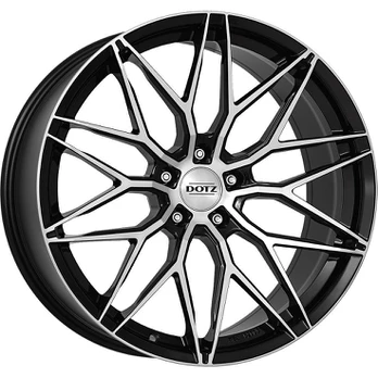 Dotz Suzuka dark R20 9J 5x112 ET40 CB70.1 Black/polished