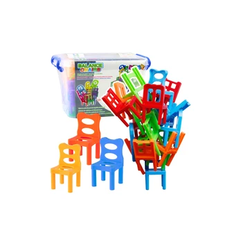 Falling Balance Chairs Arcade Game 48 Pieces Colorful