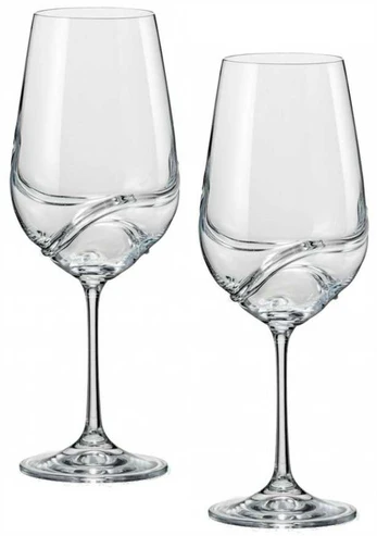 Crystalex Taurės vynui 350ml 2vnt,Turbulence