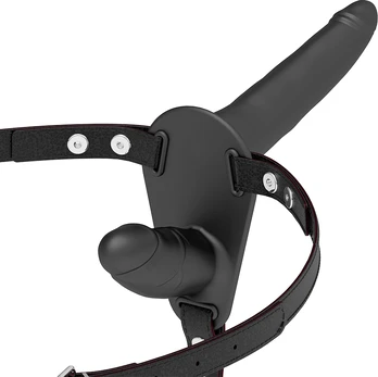 FETISH SUBMISSIVE HARNESS - Juodas DOUBLE PENETRATION