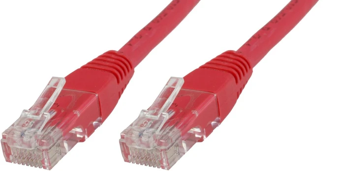 MicroConnect Raudonas PVC (B-UTP60025R)