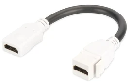 Laidas Digitus HDMI 2.0 F/F, 120, balta