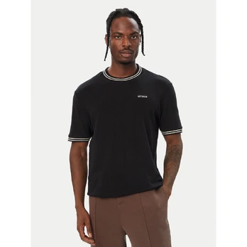 Guess Marškinėliai 184033 Juoda Classic Fit