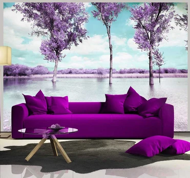 Artgeist Fototapetas - Heather landscape