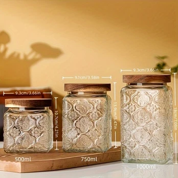 stikliniai indai, 3 dalys, Begonia 3PC