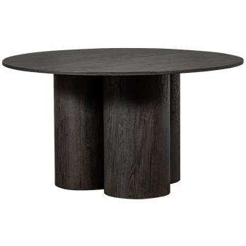 Valgomojo stalas Oona, Ø140 cm, 75 cm, MDF, ruda