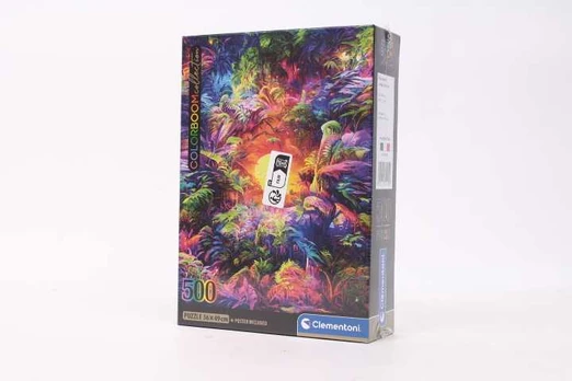 Clementoni CLE puzzle 500 Compact Psychedelic JungleSun 35530