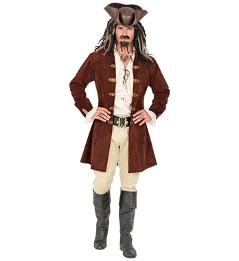 Piratų kapitono kostiumas XL/XXL (vyriškas kaftanas)