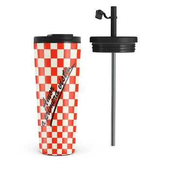 Amor - Travel Mug, 700 ml / Flap & Straw Set