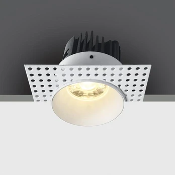 6,5W LED užglaistomas šviestuvas, baltas, 3000K