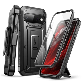 Juodas dėklas Google Pixel 11 Pro XL telefonui "Supcase Unicorn Beetle Pro"