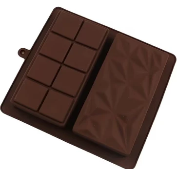 Silikoninė forma šokoladui 2 viename
