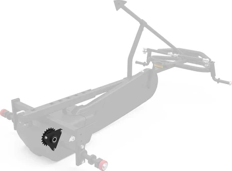 Berg XL Frame - Rear axle center set