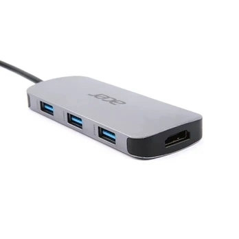 Acer 7-in-1 Mini Dock, USB-C, sidabrinė