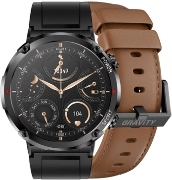 GRAVITY GT21-4 MEN S Išmanusis laikrodis - BLUETOOTH CALL, ADJUSTABLE BELT (sg025d)