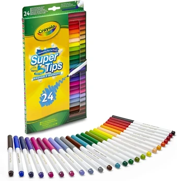 Crayola Supertips plaunami flomasteriai