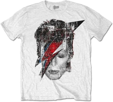 Marškinėliai David Bowie Halftone Flash Face, Dydis: XXL
