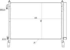 NRF NRF 350460 Air conditioning condenser