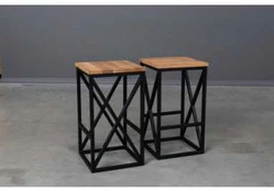 SELECT (62,5cm) taburetė / staliukas : Apdaila - Be apdailos