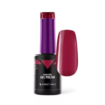 PERFECT NAILS HEMA FREE gelinis lakas DEEP PINK, 8ml.