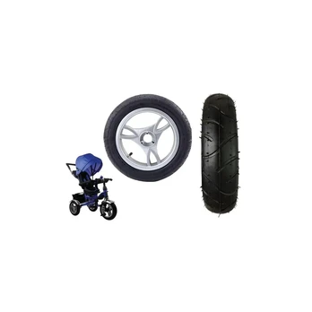 Plastic wheel with rubber tire (inflatable) PRO600 front