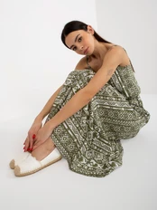 Suknelė-D73771R30313B-khaki kaina