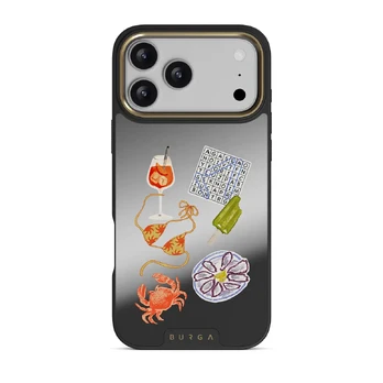 Seaside Muse - iPhone 17 Pro Max Case, Elite Mirror (MagSafe) / Gold