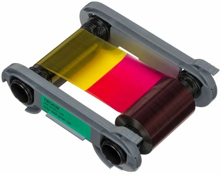 Evolis YMCKO-K Color Ribbon - 200 prints / roll