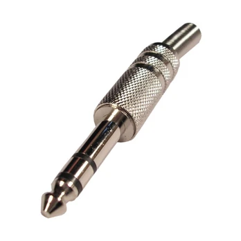 Kištukas 6.3mm stereo /metalinis/