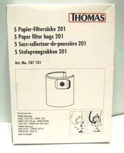 Thomas popieriniai maišeliai 201 787101