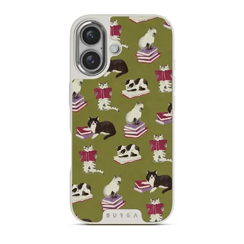 Curious Cat - iPhone 16 Case, Elite Light (MagSafe) / Silver