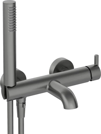 Bathtub mixer with shower set