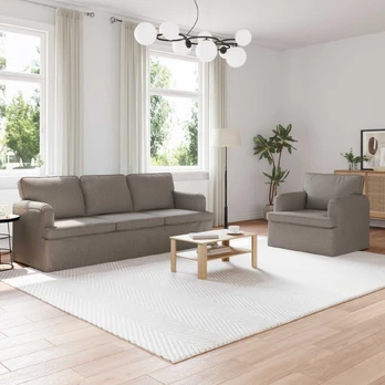 Sofa 2 pcs Taupe 144 x 80 x 85 cm audinys