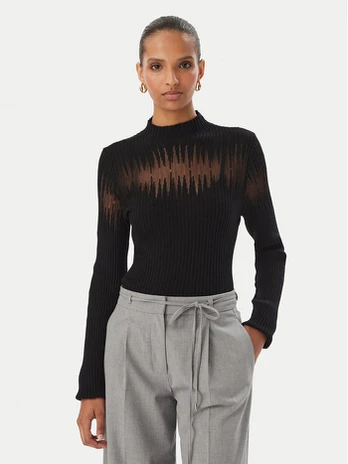 Rinascimento Palaidinė CFM0012380003 Juoda Slim Fit