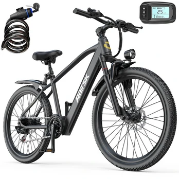 Elektrinis dviratis Aairsk GT300 26", juodas