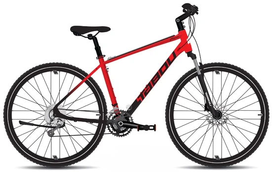 Dviratis Tabou Flow 3 17 black-red-S / 17"