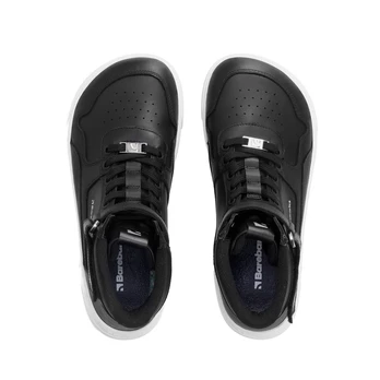 Barebarics Zing High Top Black & White Leather - Dydis 36 (p4olzwpd7s2025 Laisvalaikio batai)