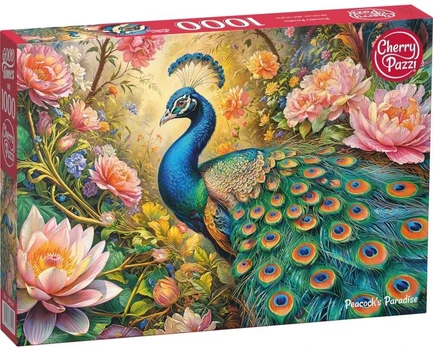 CherryPazzi dėlionė Peacok`s Paradise 1000 det