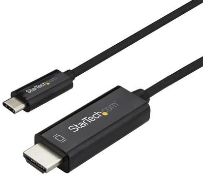 Laidas StarTech USB C to HDMI USB-C, HDMI, 3 m, juoda