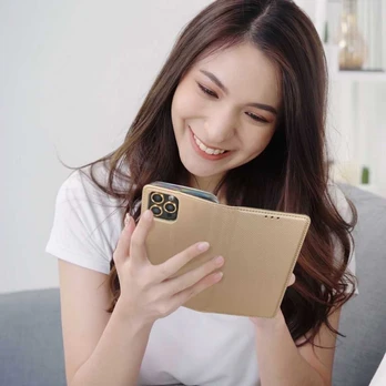 SMART CASE Book for HONOR Magic 7 Lite auksinis