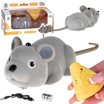 Cute Remote-Controlled Mouse with Sensor – Cat Toy RC0730