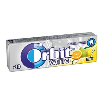 Kramtomoji guma ORBIT WHITE FRUIT, 14 g