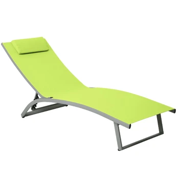 Gultas Patio Summer, sidabro/geltonas/žalias, 192 cm x 64 cm x 97 cm