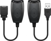 Przedłużacz USB na LAN CAT 5e/6/6A Goobay do 40m