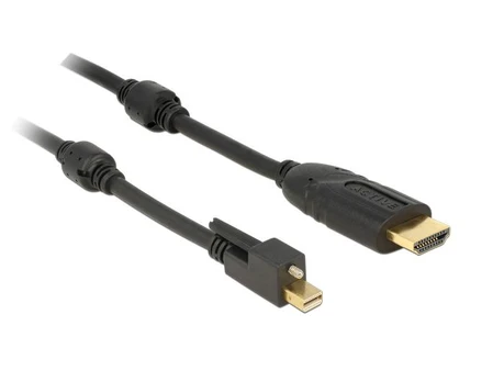 Kabelis Delock DisplayPort mini - HDMI 5 m juoda (83732)